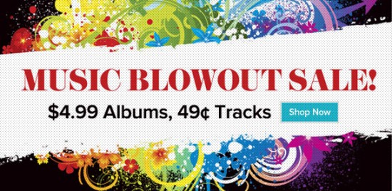 Google Music Offering Over Half A Million Albums For $4.99 In Their Music Blowout Sale